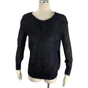 Jennifer Lopez XS Sweater NWT Sexy Open Back Dark